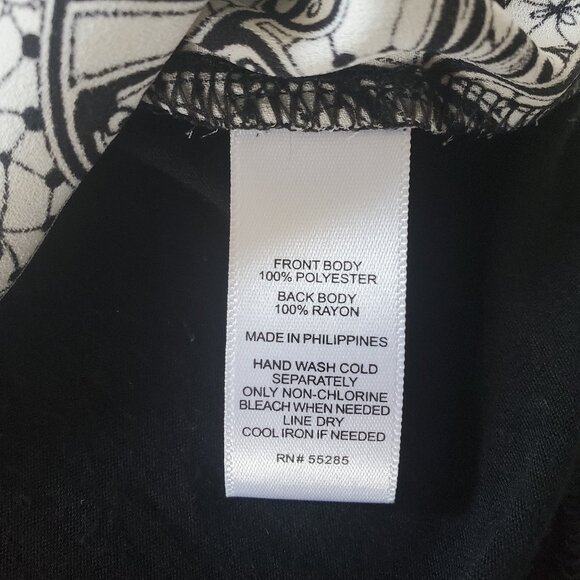 Express Sleeveless Top Paisley Print S - Picture 6 of 11